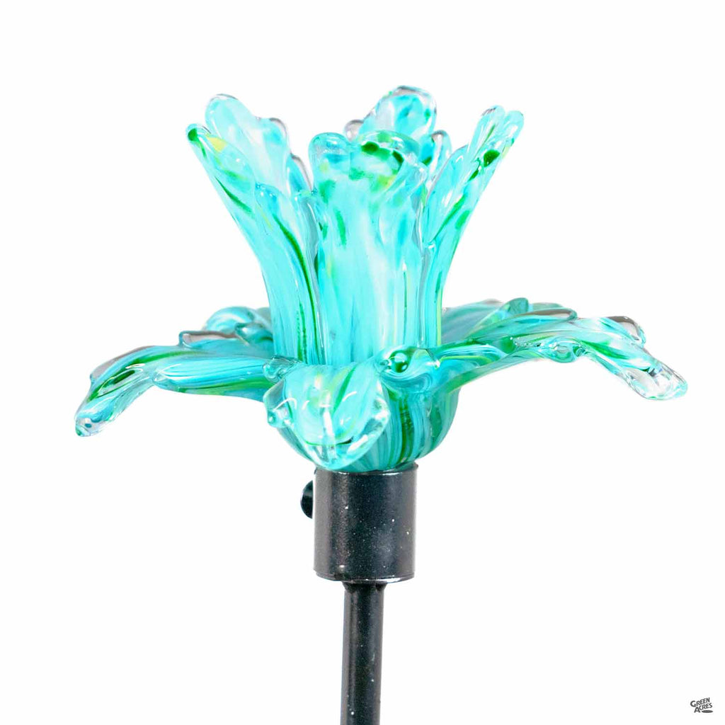Glass Flower Garden Stake — Green Acres Nursery & Supply