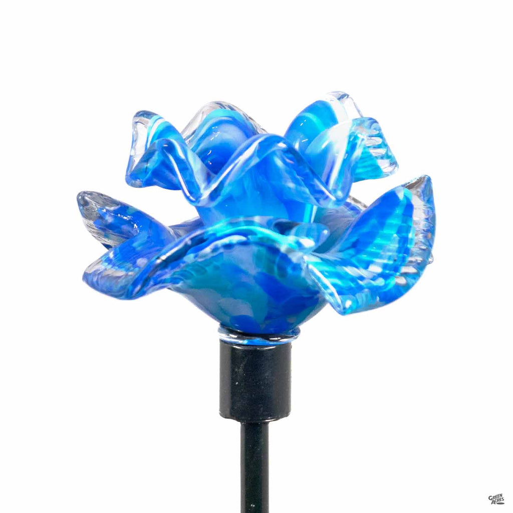 Glass Flower Garden Stake — Green Acres Nursery & Supply