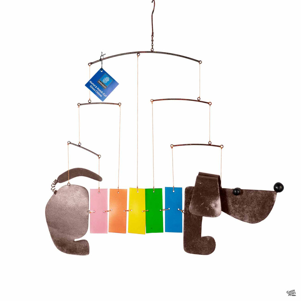 Rainbow Dachsie Wind Chime — Green Acres Nursery & Supply