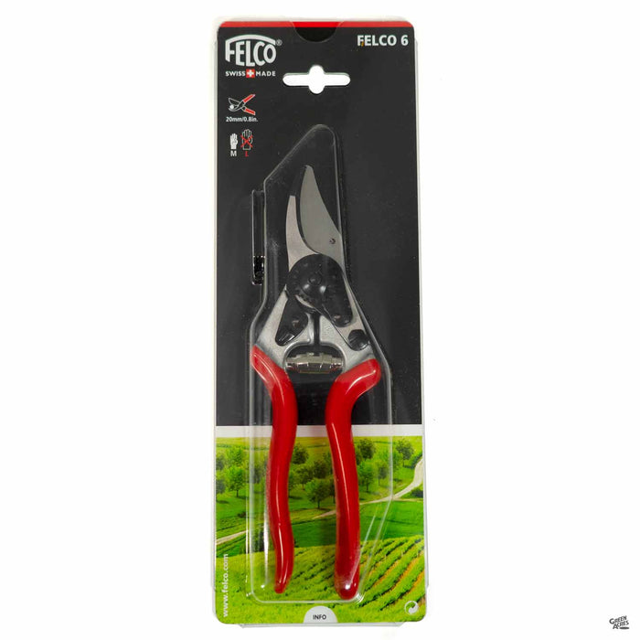 Felco F6 Bypass Pruning Shears three-quarters inch cutting capacity