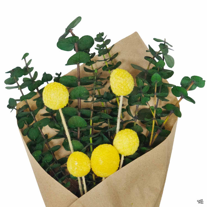 Mini Bouquet Yellow Globe