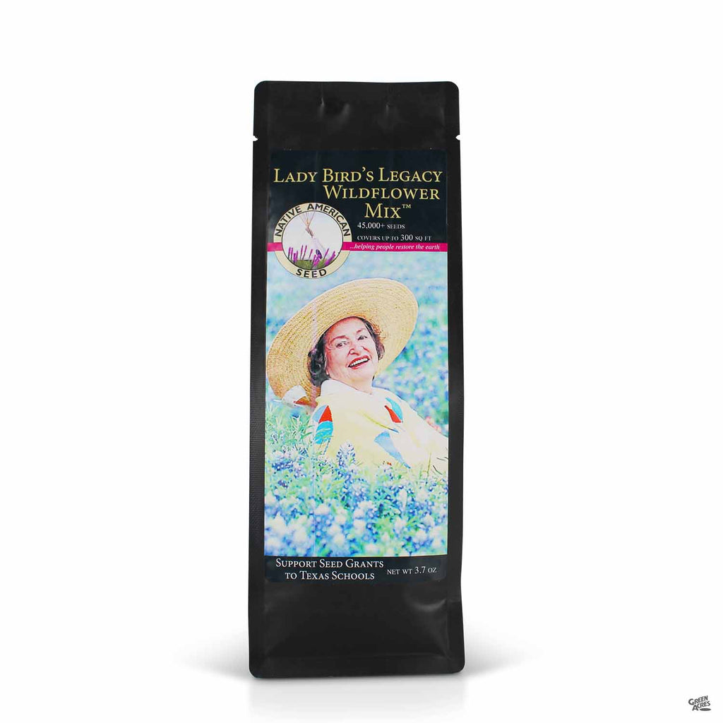 native texas wildflower seed mix Lady Bird's Legacy Wildflower Seed Mix — Green Acres Nursery & Supply