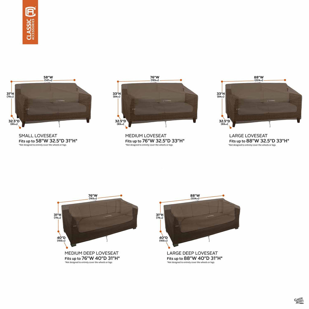 Madrona™ Deep Seating Loveseat/Sofa Cover — Green Acres Nursery & Supply