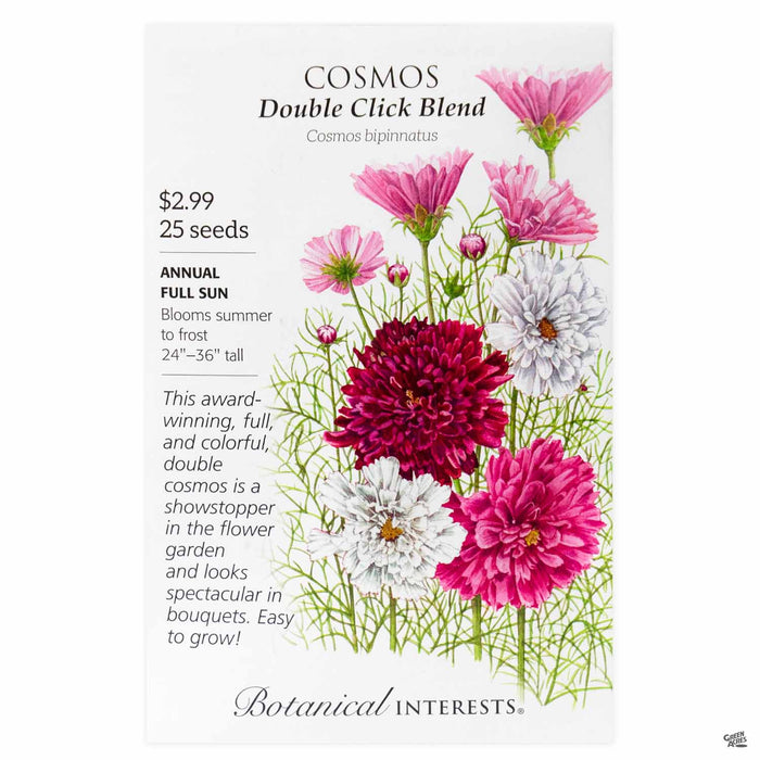 Botanical Interests Seeds Cosmos Double Click Blend