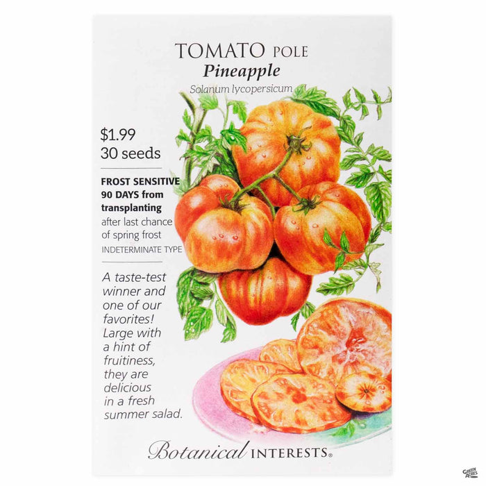 Botanical Interests Seeds Tomato Pole Pineapple