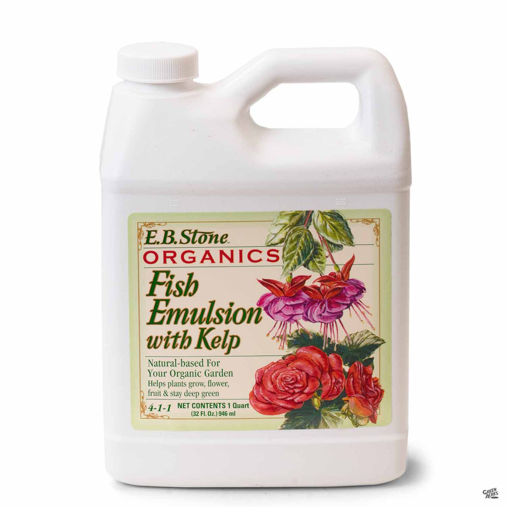 fish emulsion fertilizer for plants E.B. Stone™ Organics Fish Emulsion with Kelp — Green Acres Nursery & Supply