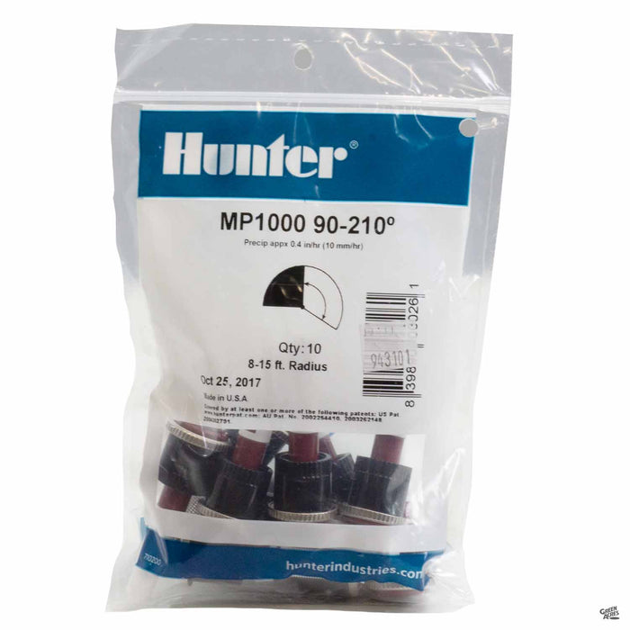 Hunter MP Rotator 1000 Series 90-210 10 pack