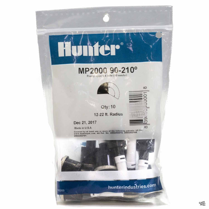 Hunter M P Rotators 2000 Series, 90 to 210 degrees, 10 pack