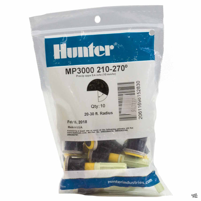 Hunter M P Rotators 3000 Series, 210 to 270 degrees, 10 pack