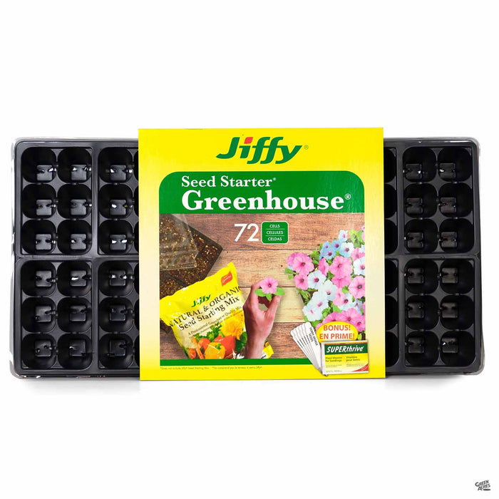 Jiffy Seed Starter Greenhouse 72- cell