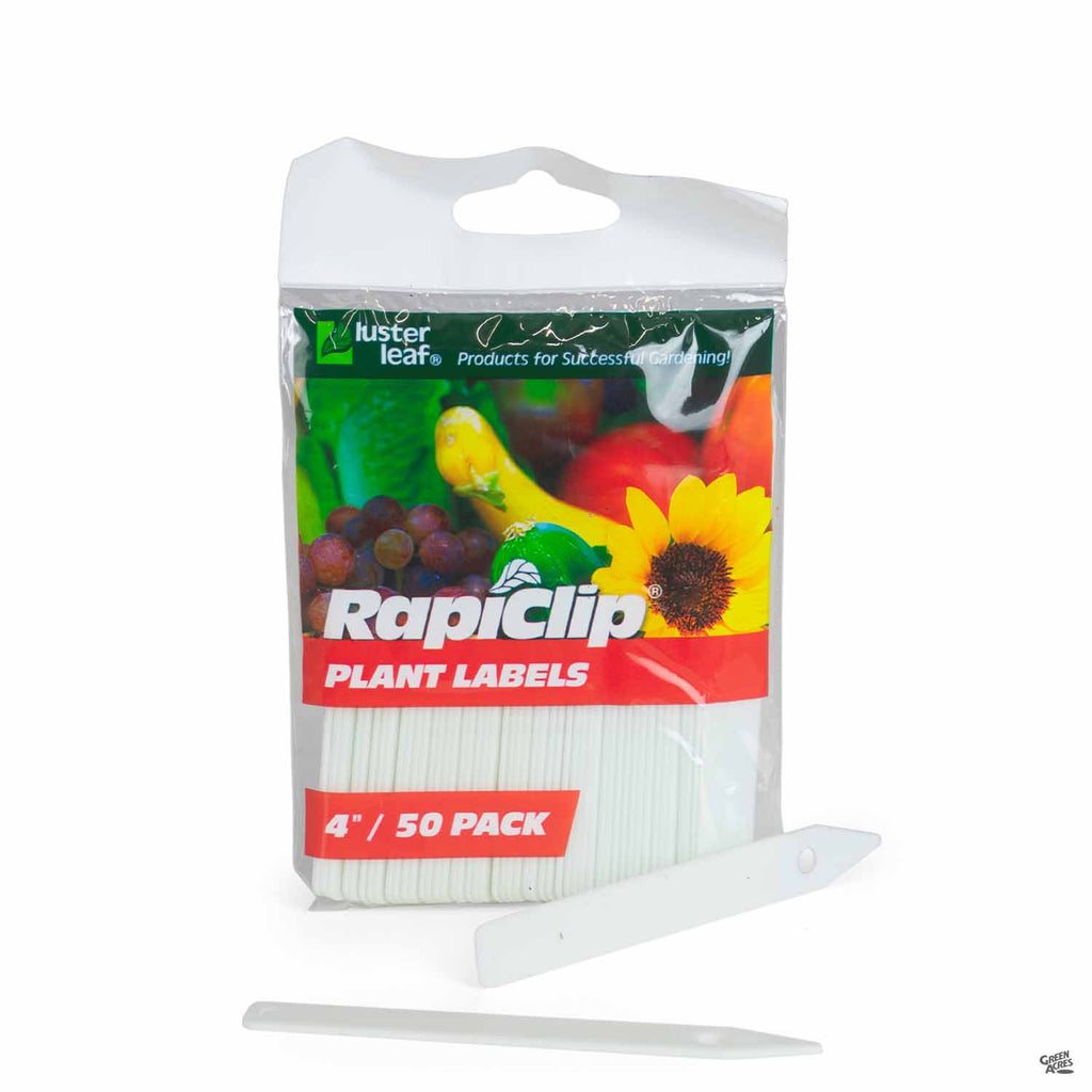 6 plastic plant labels RapiClip® Plant Labels — Green Acres Nursery & Supply