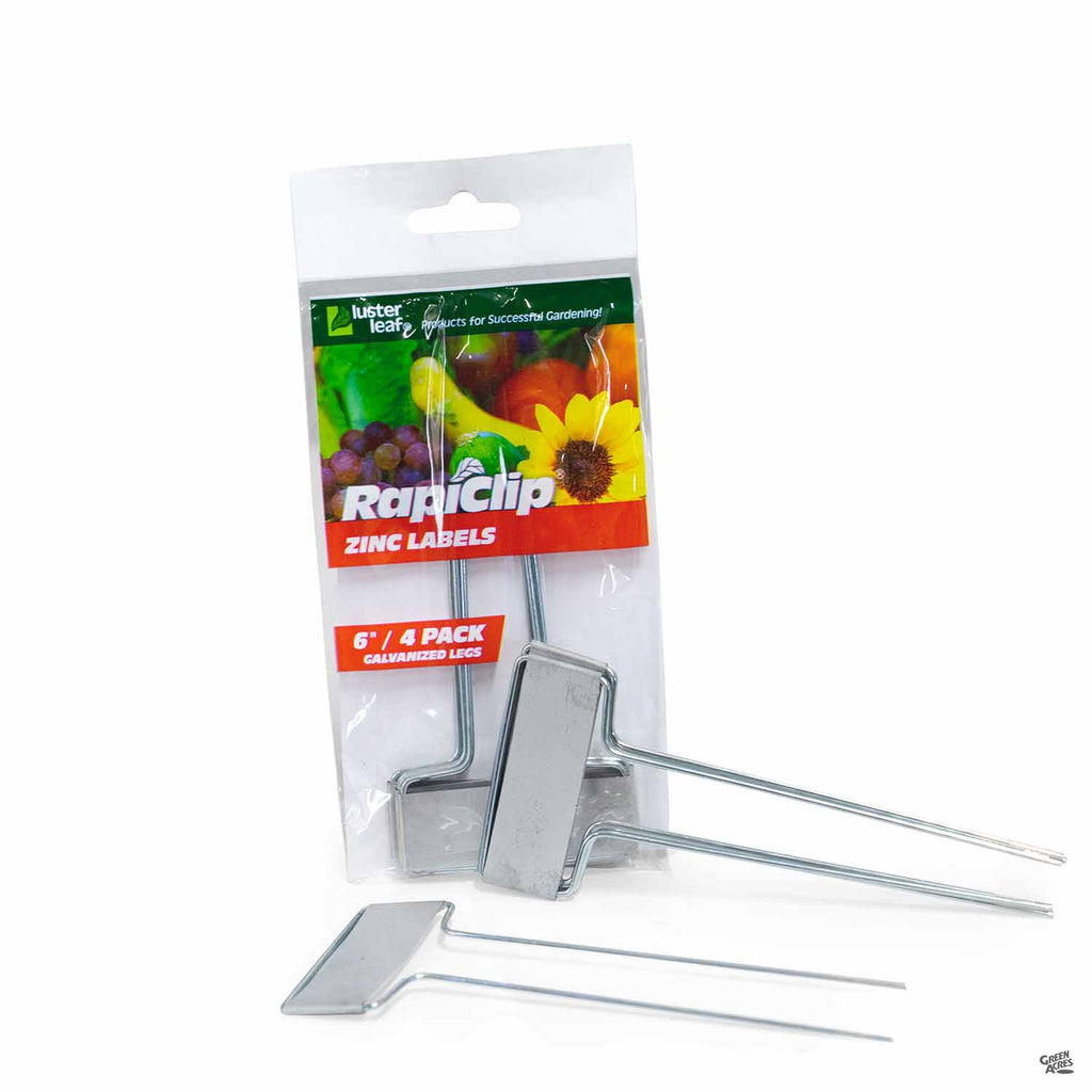 Luster Leaf Rapiclip Holz Pflanzenetiketten – 24 Stück, Je 12,7 Cm Lang, Für Garten & Gewächshaus