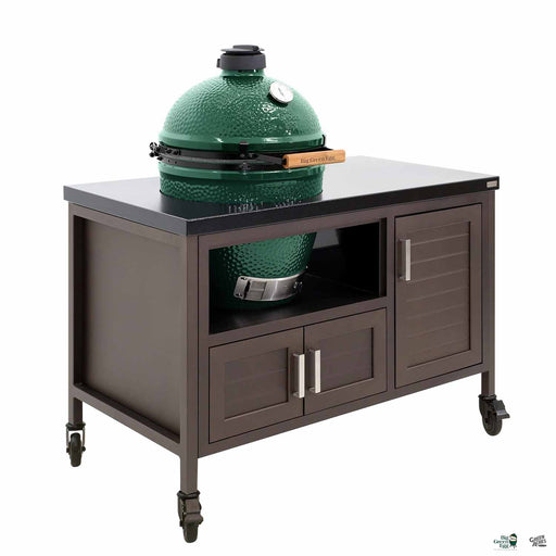 Large Big Green Egg in Modern Farmhouse Table Package - 53 inch