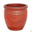 Decor Pot with Pattern - Size 4 in Red