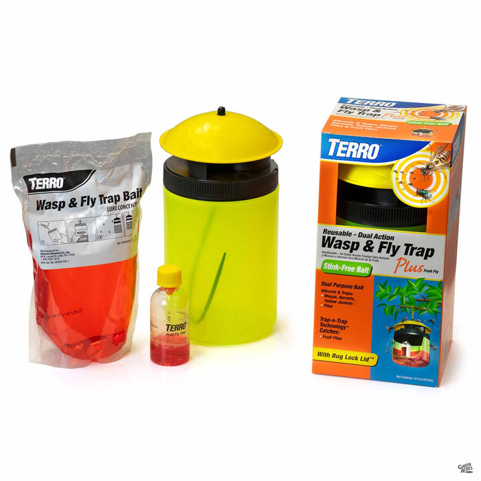 Terro Deluxe Wasp and Fly Trap with contents