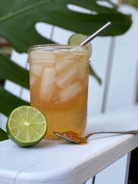 Peach Jam in Moscow Mule Cocktail