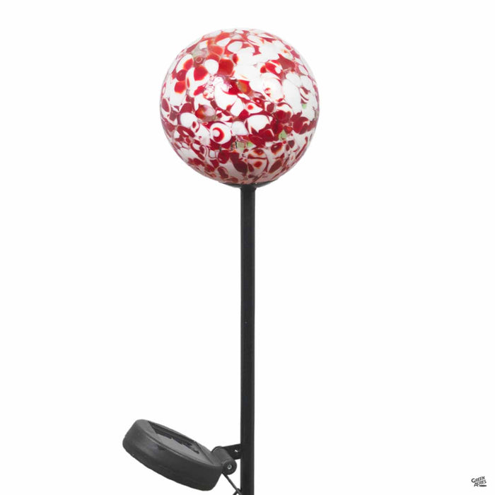 Solar Orb Stake Red