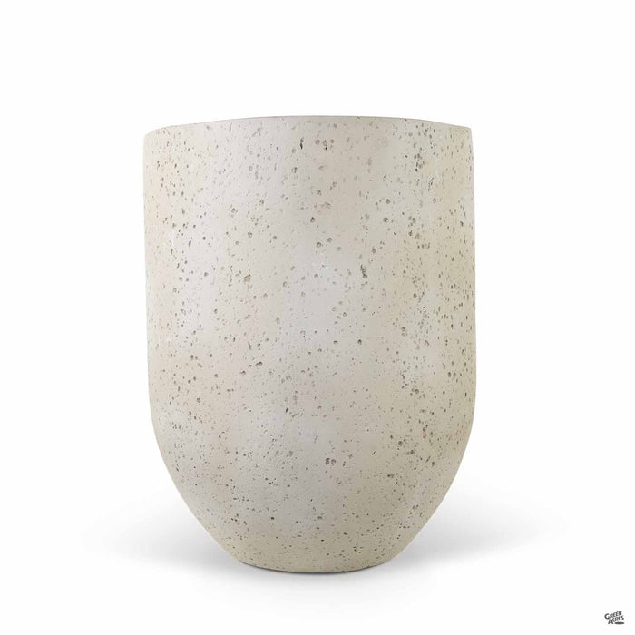 Emera Tall Planter White 18 inch diameter x 22.75 inches tall