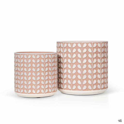 Leaf Stripe Planters