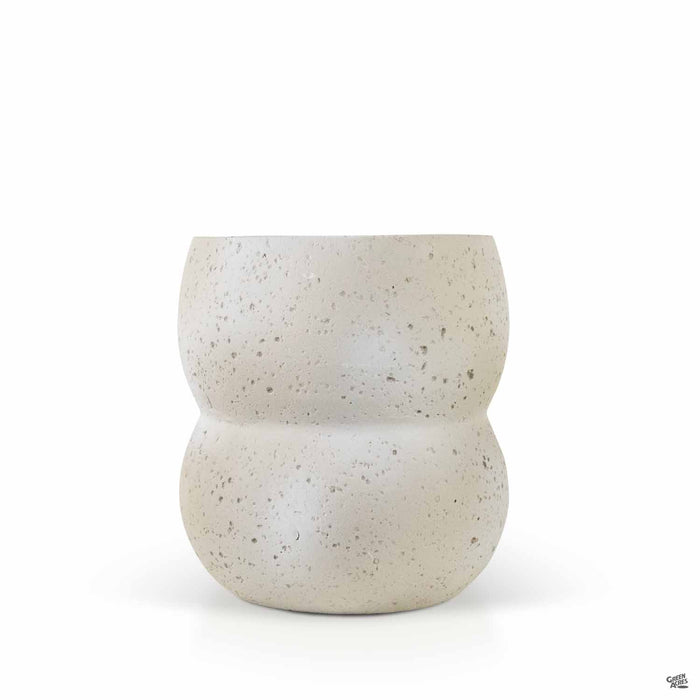 Paka Planter White 12.5 inch diameter x 13.5 inches tall