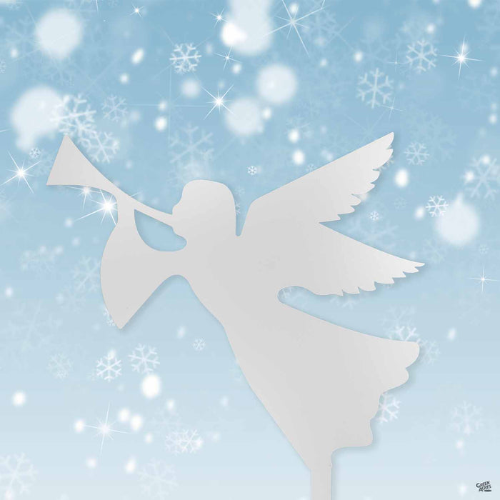 Angel Metal Holiday Garden Stake 24 inches