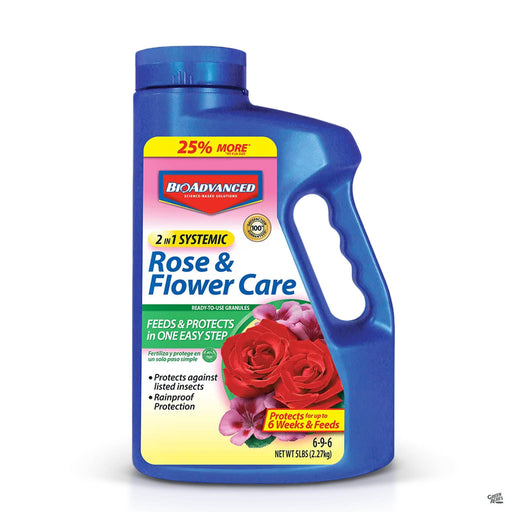 BioAdvanced 2 in 1 Rose and Flower Care 5 pound Granules