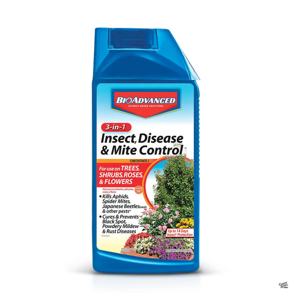 BioAdvanced® 3-in-1 Insect, Disease, & Mite Concentrate