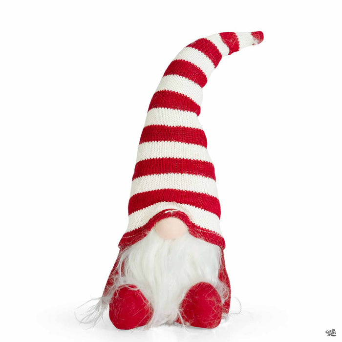 Candy Cane Sitting Gnome