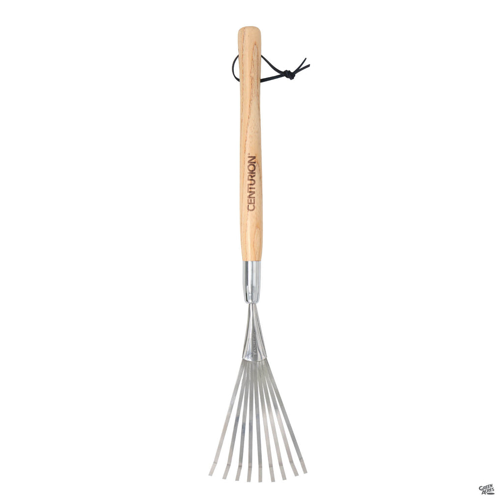 Edwardian Rake Centurion® Extended Handle Hand Rake — Green Acres Nursery & Supply
