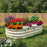 Oval Raised Bed White