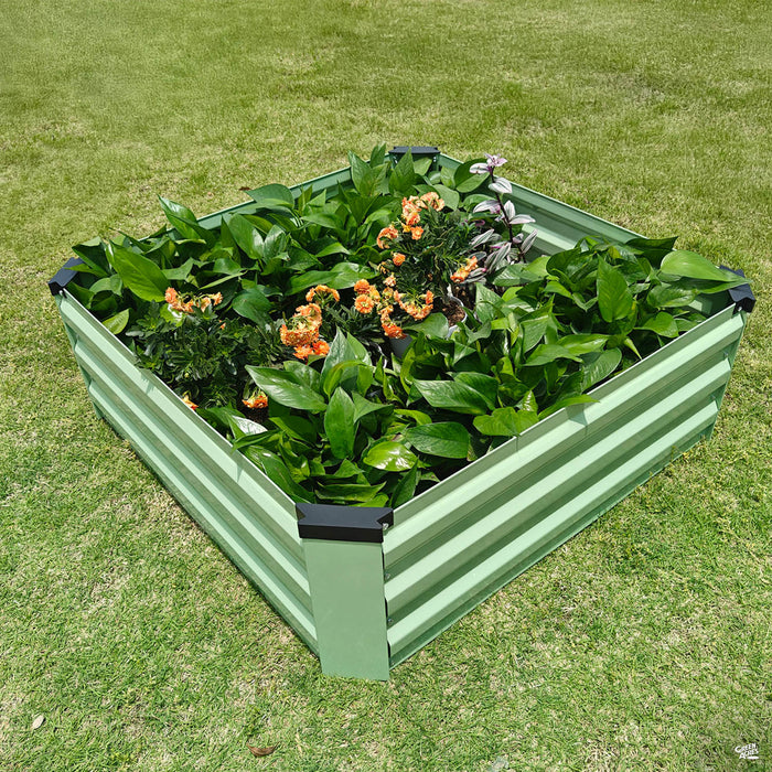 Square Raised Bed Green