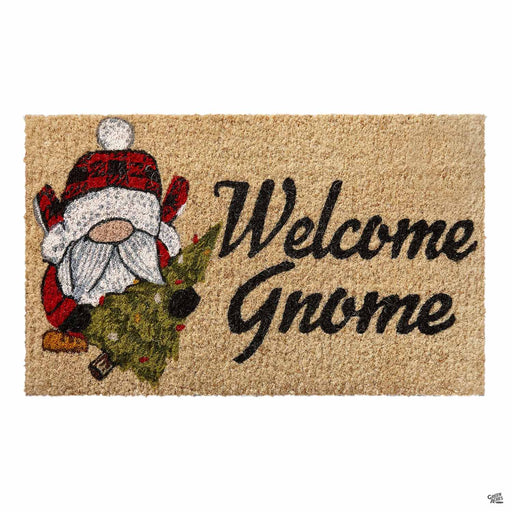 Welcome Gnome Coir Doormat