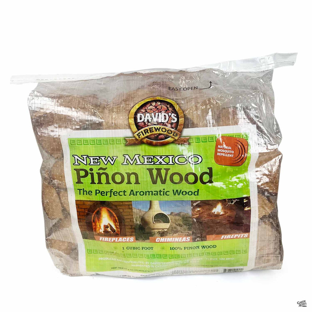 New Mexico Piñon Mini Logs Firewood — Green Acres Nursery & Supply