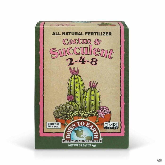 Down To Earth Cactus and Succulent All Natural Fertilizer 5 pound