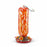 Red and White Decorative Glass Hummingbird Feeder