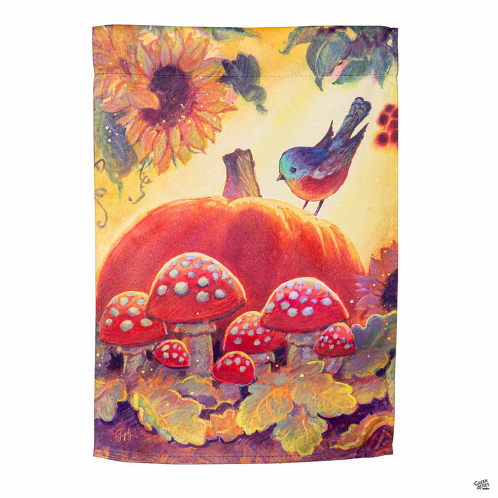 Autumn Light Suede Garden Flag