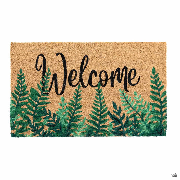 Fern Welcome Coir Door Mat
