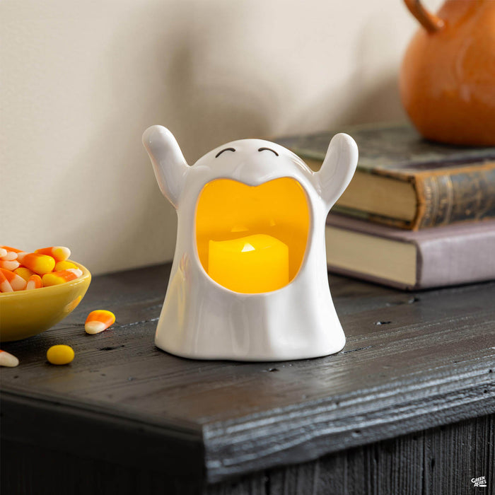 Happy Ghost Candle Holder