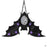 Lighted Bat with Star Accents Purple
