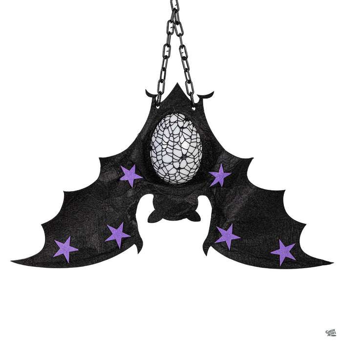 Lighted Bat with Star Accents Purple