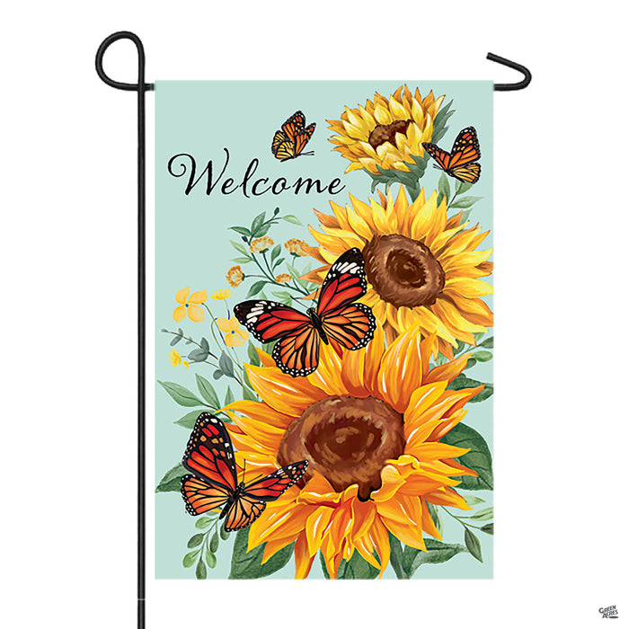 Butterfly Glow Fall Garden Flag