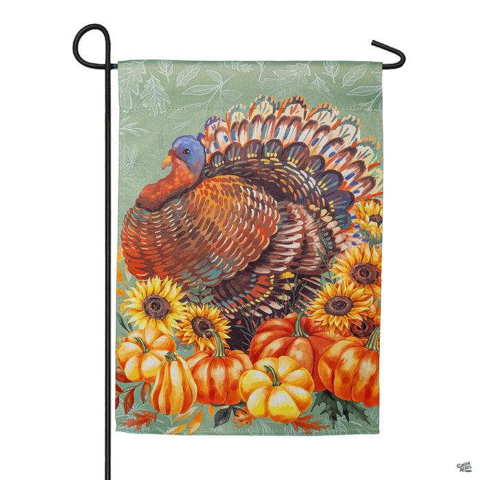 Grateful Gatherings Turkey Fall Garden Flag