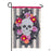 Happy Skull Floral Fall Garden Flag