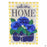 Welcome Home Hydrangeas Flag 2 Sided Decorative Banner Applique