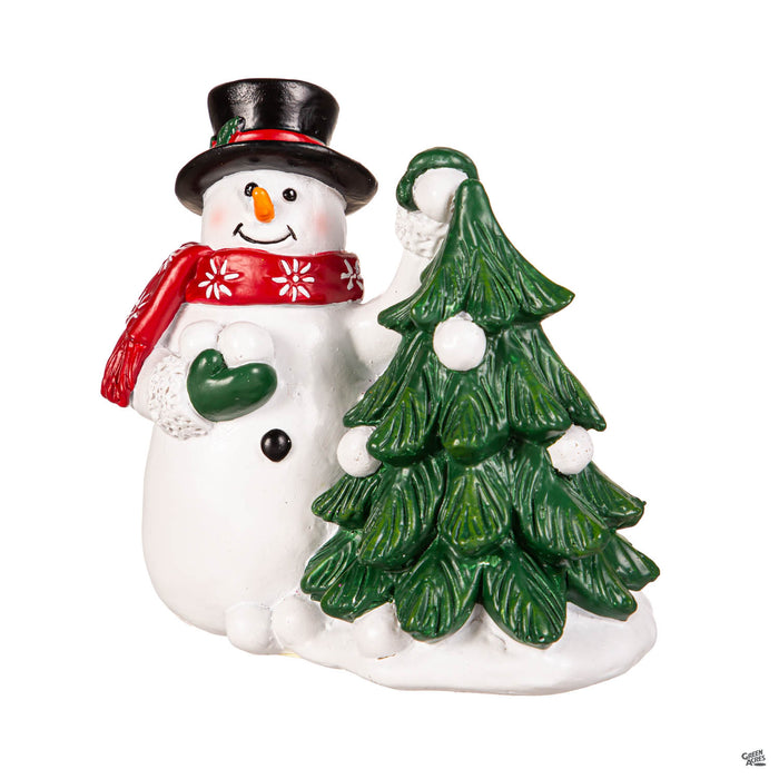 Resin Snowman Figurine