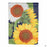 Sunflowers Suede Garden Flag