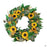 Sunflower Summer Fall Wreath 22 inch
