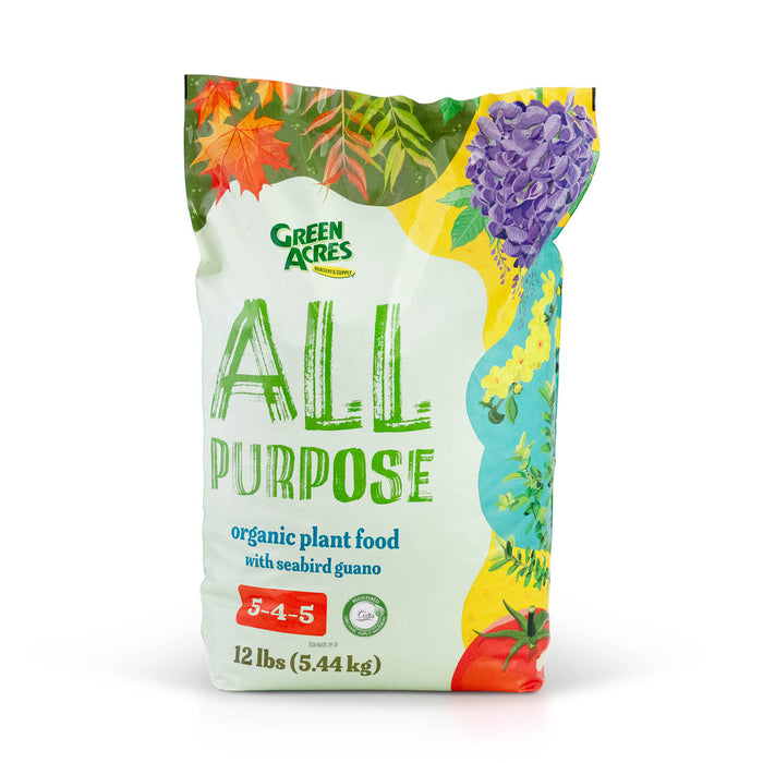 Green Acres Nursery and Supply All Purpose Organic Plant Food with Seabird Guano 12 pounds