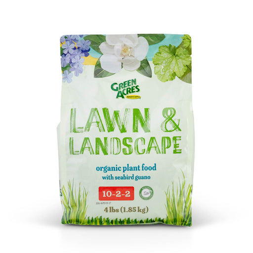 Green Acres Nursery and Supply Lawn and Landscape Organic Plant Food with Seabird Guano 4 pounds