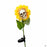 Sunflower Skull Garden Stake